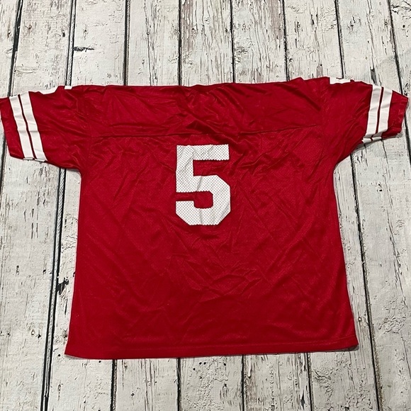 Vintage University of Wisconsin Badgers NCAA College Champion 1980s Jersey - Picture 7 of 7